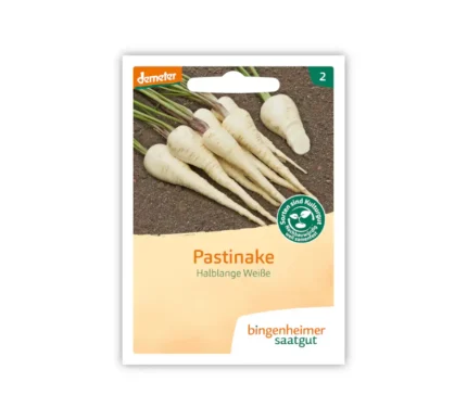 Bingenheimer Saatgut Tüte Pastinake Halblange Weiße Vorderseite