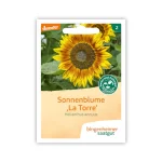 Bingenheimer Saatgut Tüte Sonnenblume La Torre Vorderseite