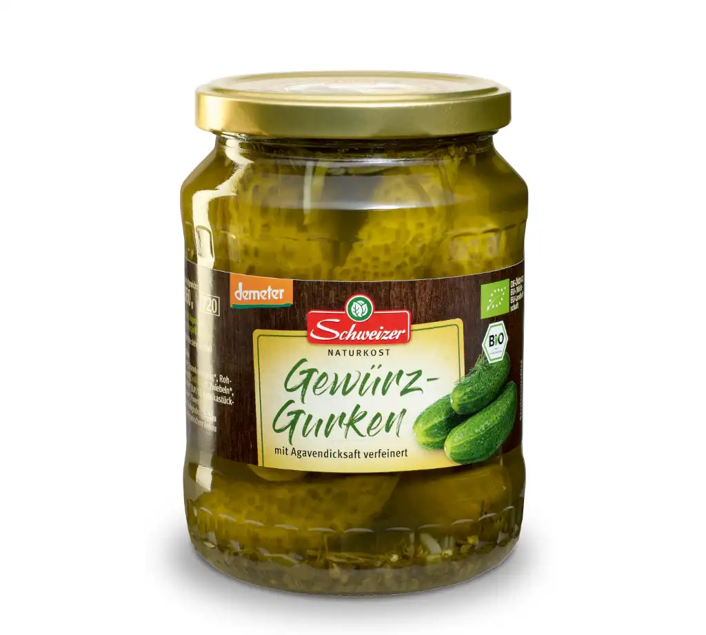 demeter Sauerkraut von Schweizer Naturkost im 670g Glas