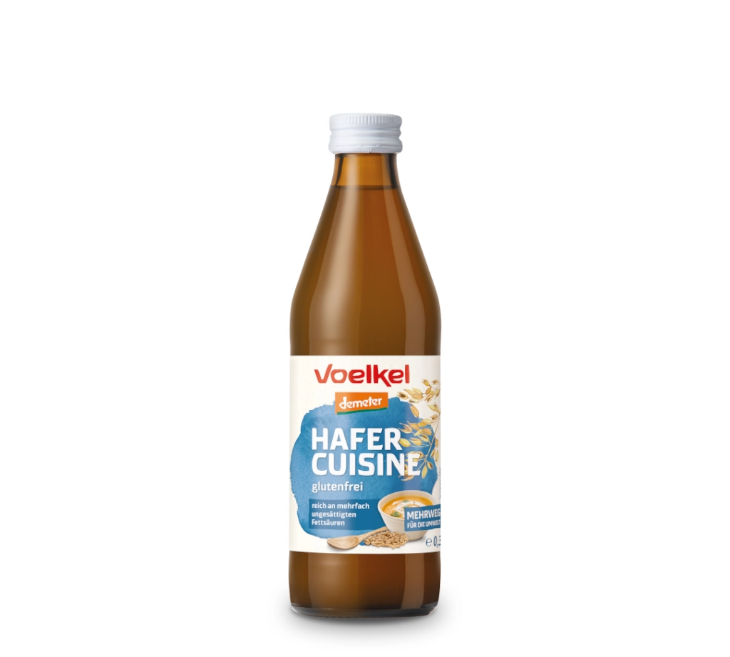 demeter Hafer-Cuisine 300ml von Voelkel in der Mehrweg-Pfandflasche