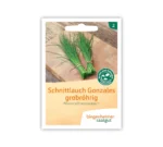 Bingenheimer Saatgut Tüte Schnittlauch Gonzales grobröhrig Vorderseite