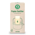 Lebensbaum Teefilter Größe 4 aus kompostierbarem und umgebleichtem Papier