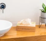 Bambus Taschentücher in der Spenderbox, 100 Stk Beispiel