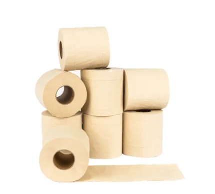 Bambus Toilettenpapier von pandoo. 8 Rollen á 200 Blatt. 3-lagiges Bambuspapier