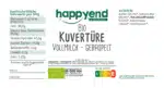 Bio Vollmilch Kuvertüre geraspelt – Bild 3