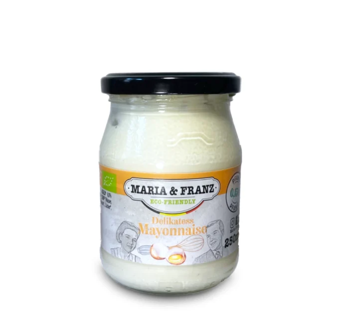 Bio Belgische Mayonnaise im Pfandglas, 250g – Bild 1