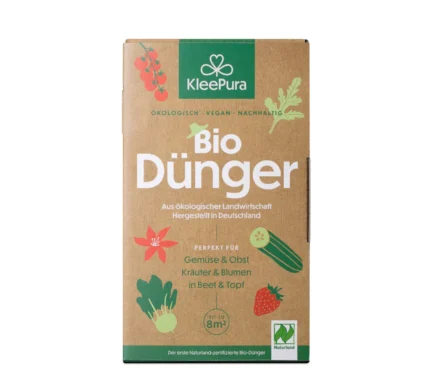 KleePura Bio-Dünger in der 750g-Packung Bild Vorderseite