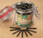 KleePura Bio-Düngestäbchen im Bügelglas Bild Anwendungsaufnahme