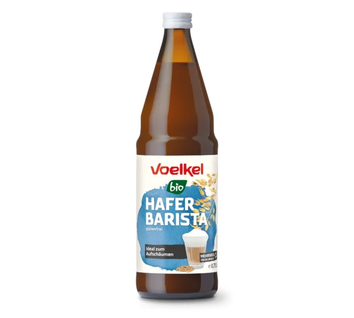 Bio Hafer-Drink Barista 750ml von Voelkel in der Mehrweg-Pfandflasche
