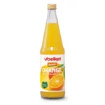 Bio Orangensaft aus sonnengereiften Demeter-Orangen in der 700ml Flasche von Voelkel