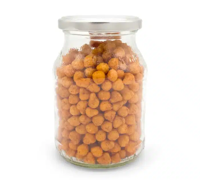 Bio Dinkel Backerbsen mit Paprika im Pfandglas