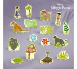 Disney Das Dschungelbuch Übersicht Set Bambus-Zahnbürsten für Kinder - Alle Spielfiguren