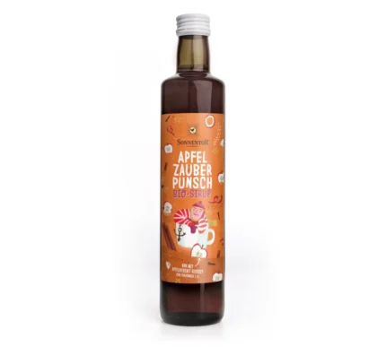 Bio Apfelzauber-Punsch Sirup von Sonnentor in der 500ml-Flasche