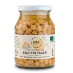 BIOLAND Kichererbsen im Pfandglas eingelegt von Hierzulande. 500g - Abtropfgewicht 320g