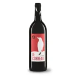 Bio Rotwein "LE CORBEAU rouge" in der 1L Pfandflasche von Riegel Bio Weine