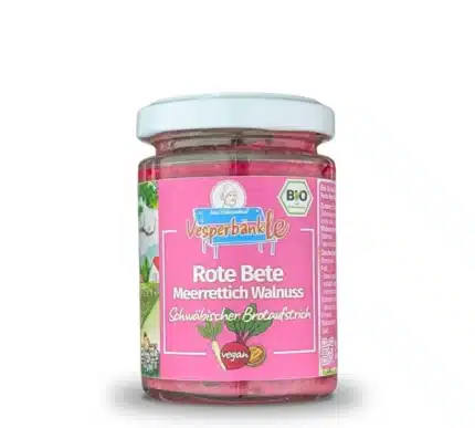 Bio Aufstrich Rote Bete im 135g-Glas von Vesperbänkle