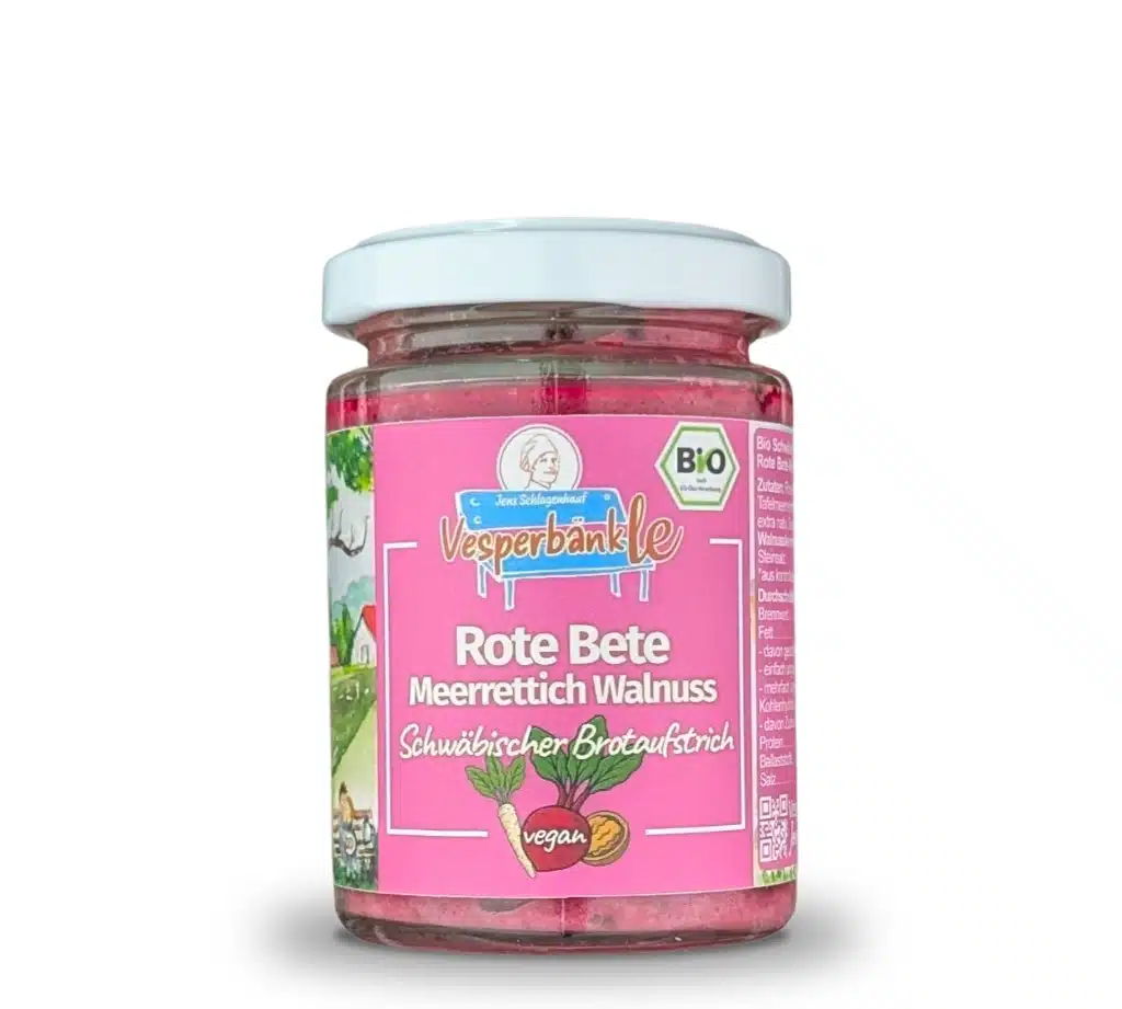 produktbild-vesperbaenkle-rote-bete Bio Aufstrich Rote Bete im 135g-Glas von Vesperbänkle