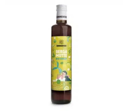 Bio Bergamotte Sirup von Sonnentor in der 500ml-Flasche