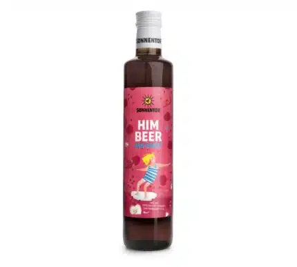 Bio Himbeer Sirup von Sonnentor in der 500ml-Flasche