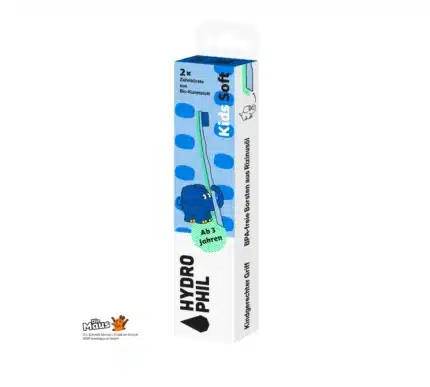 Hydrophil Bambuszahnbürste mit dem Elefanten Sonderedition Seiten-Packshot